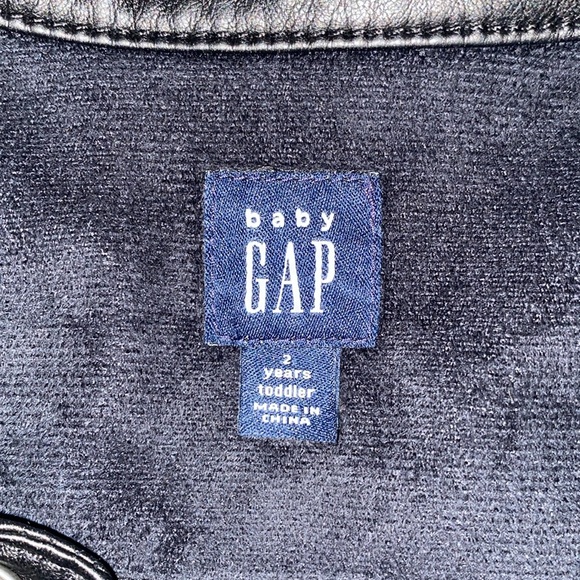 Baby GAP Puff Sleeve Vegan-Leather Jacket, 2T - Picture 3 of 4